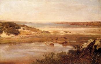 Thomas Worthington Whittredge : Landscape with River